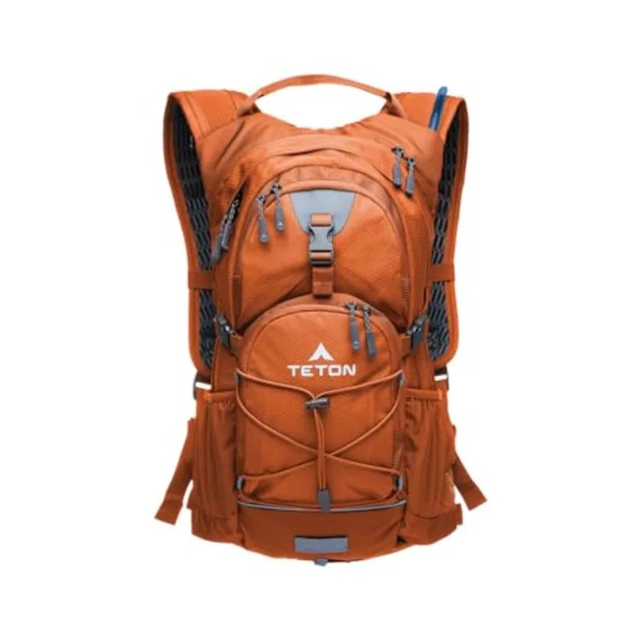 Teton Oasis/Trailrunner Hydration Backpack Lightweight Water Pack with 2L/3L Bladder for Hiking, Running, Cycling, Biking 18L/2