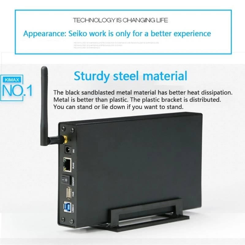 G6DC BlueEndless Drive HDD RECOLO HDD ESTERNO USB3.0 Streaming Server 3.5