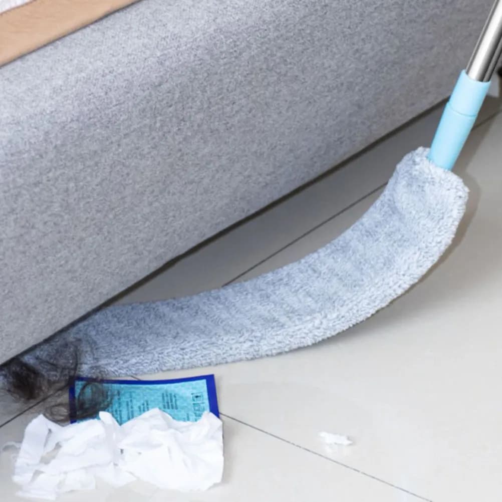 1Set Household Cobweb Duster Flexible Bendable Long Handle Dust Cleaning Brush Tool Portable Web Remover for Home Office Car