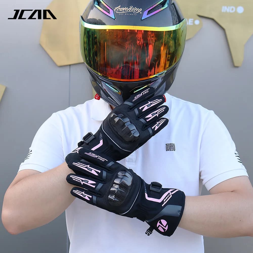 Nuovi Guanti Invernali da Moto Antivento Impermeabili Guantes Moto per Uomo Guanti da Motociclista con Touch Screen Guanti da Motocross