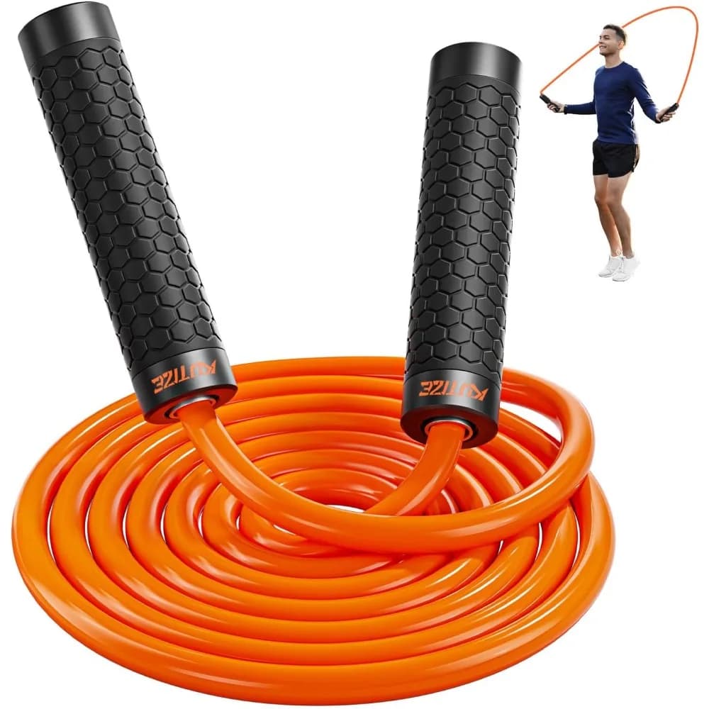 corda per saltare, corda per saltare ponderata per uomo donna, corde per saltare pesanti regolabili da 1 libbra, adatta per boxe, cardio, fitness domestico, tra