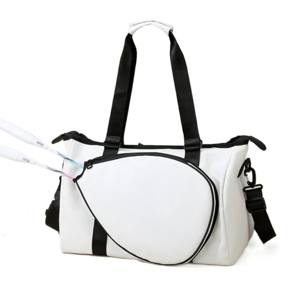 Large Capacity Tennis Rack Bag with Handle, Multilayer Shoulder Bag for Tennis, Comfortable Straps, Sports Bag for Fitness and Gym