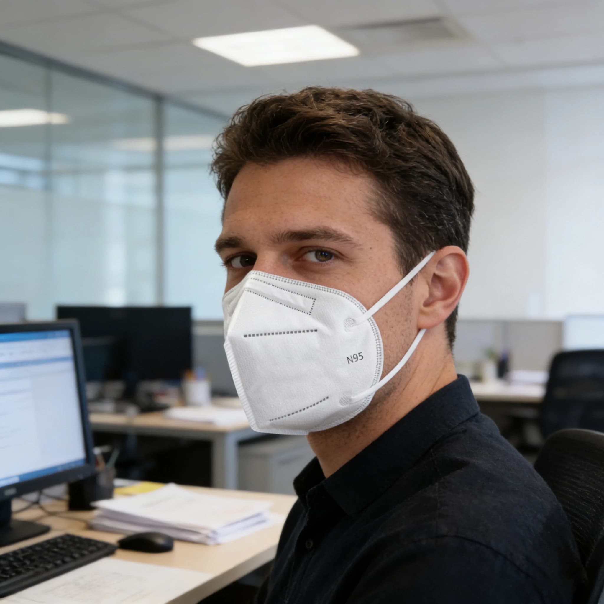 10-100 Pz Maschere FFP2 Mascarillas KN95 Maschera per il viso Filtro 5 Strati kn95 Mascarillas Quirurgicas Homologadas Riutilizzabile Maschera FFP2