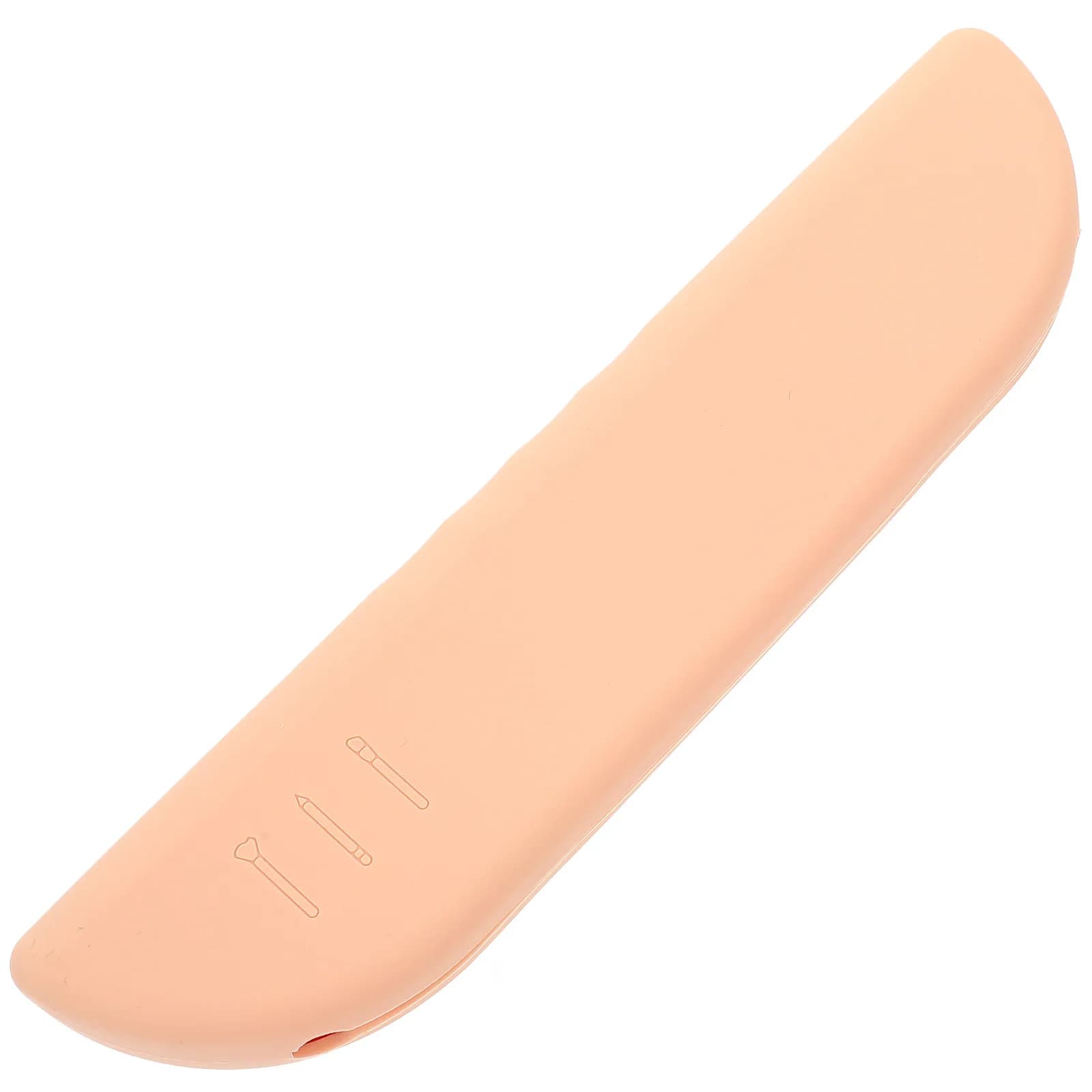 Custodia per Pennelli da Trucco in Silicone, Porta Pennelli da Viaggio Compatto e Leggero, Organizzatore Portatile per Pennelli, Borsa Riutilizzabile per Strumenti di Trucco
