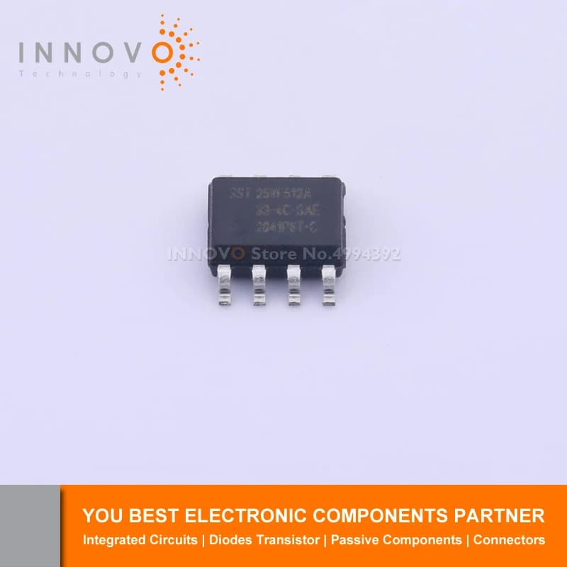 10 pz/lotto SST25VF512A-33-4C-SAE muslimflash Memory IC 512Kbit SPI 33 MHz 8-SOIC nuovo originale