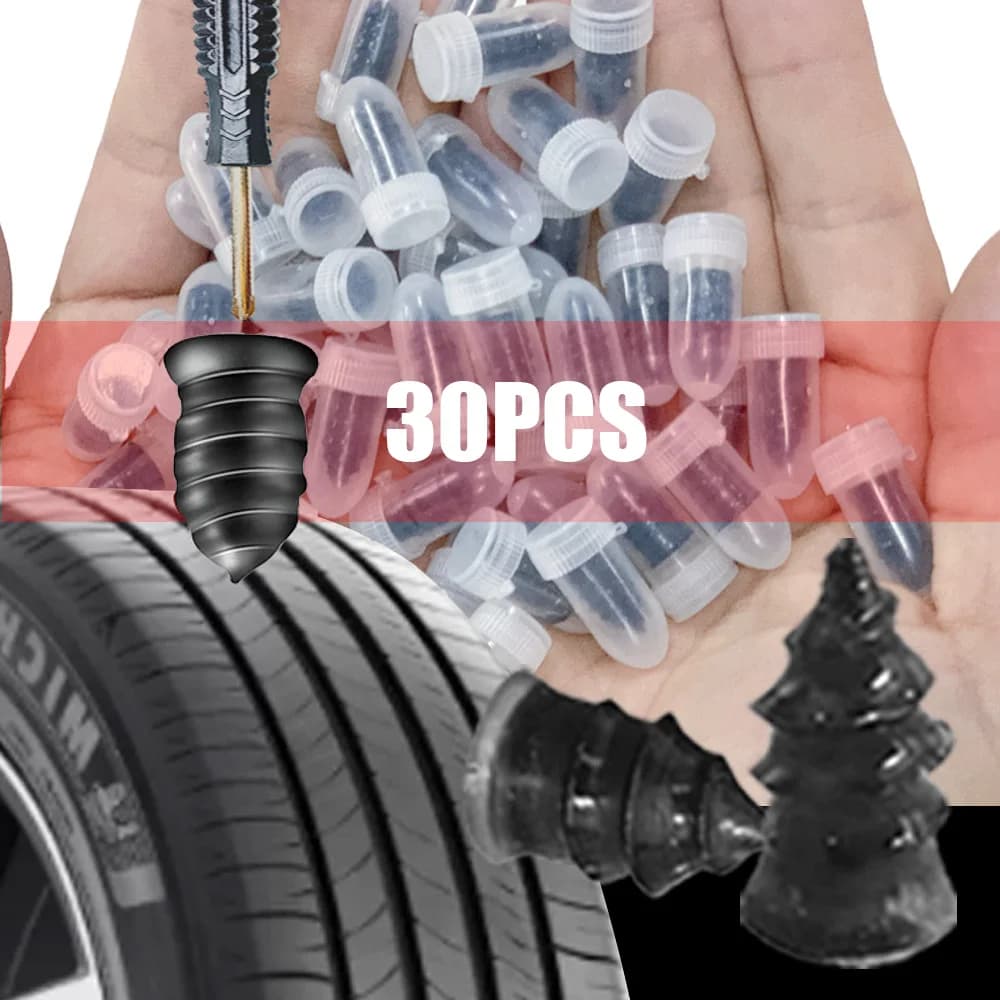 10/30 pieces repair tires for auto set of universal rubber nails for auto motorcycle nails for repair tires truck bike repair tool tire drilling