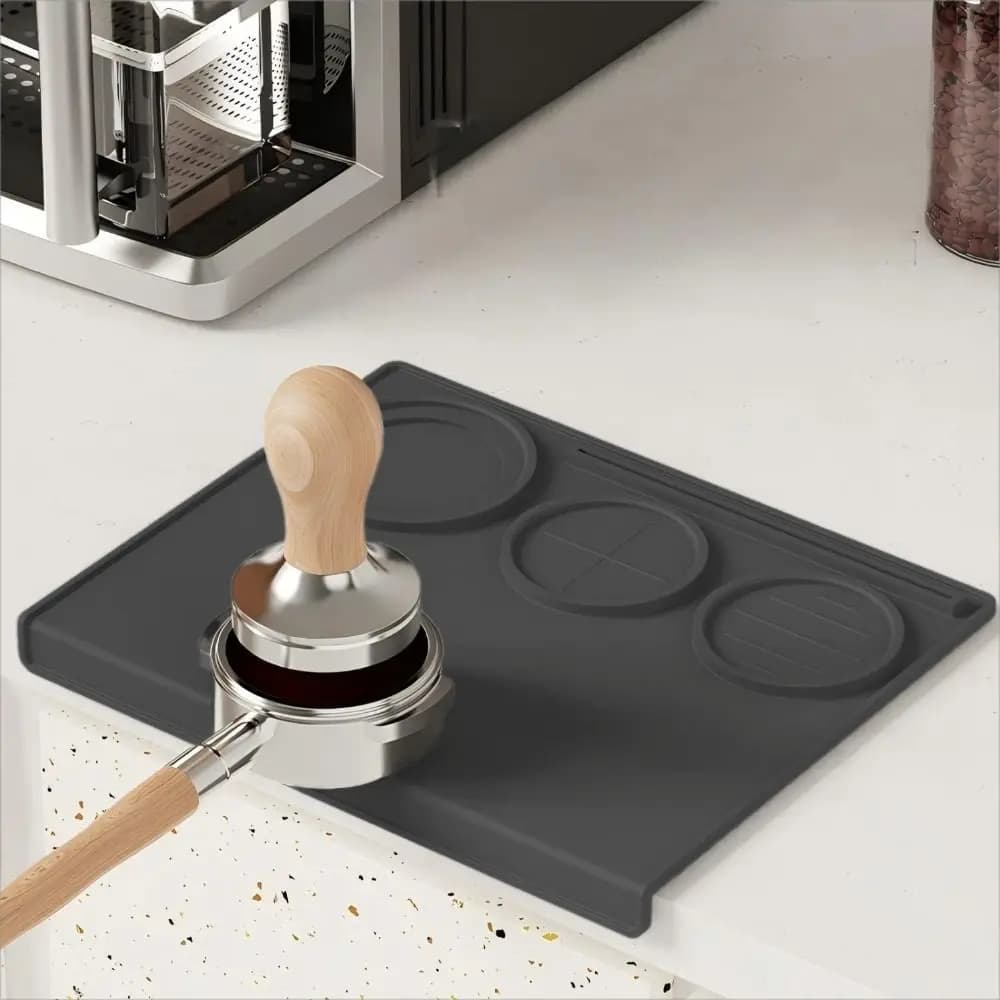 Waterproof Espresso Tamping Mat Heat Resistant Silicone Pad Coffee Tamping Mat Coffee Tamper Mat Espresso Machine Accessory