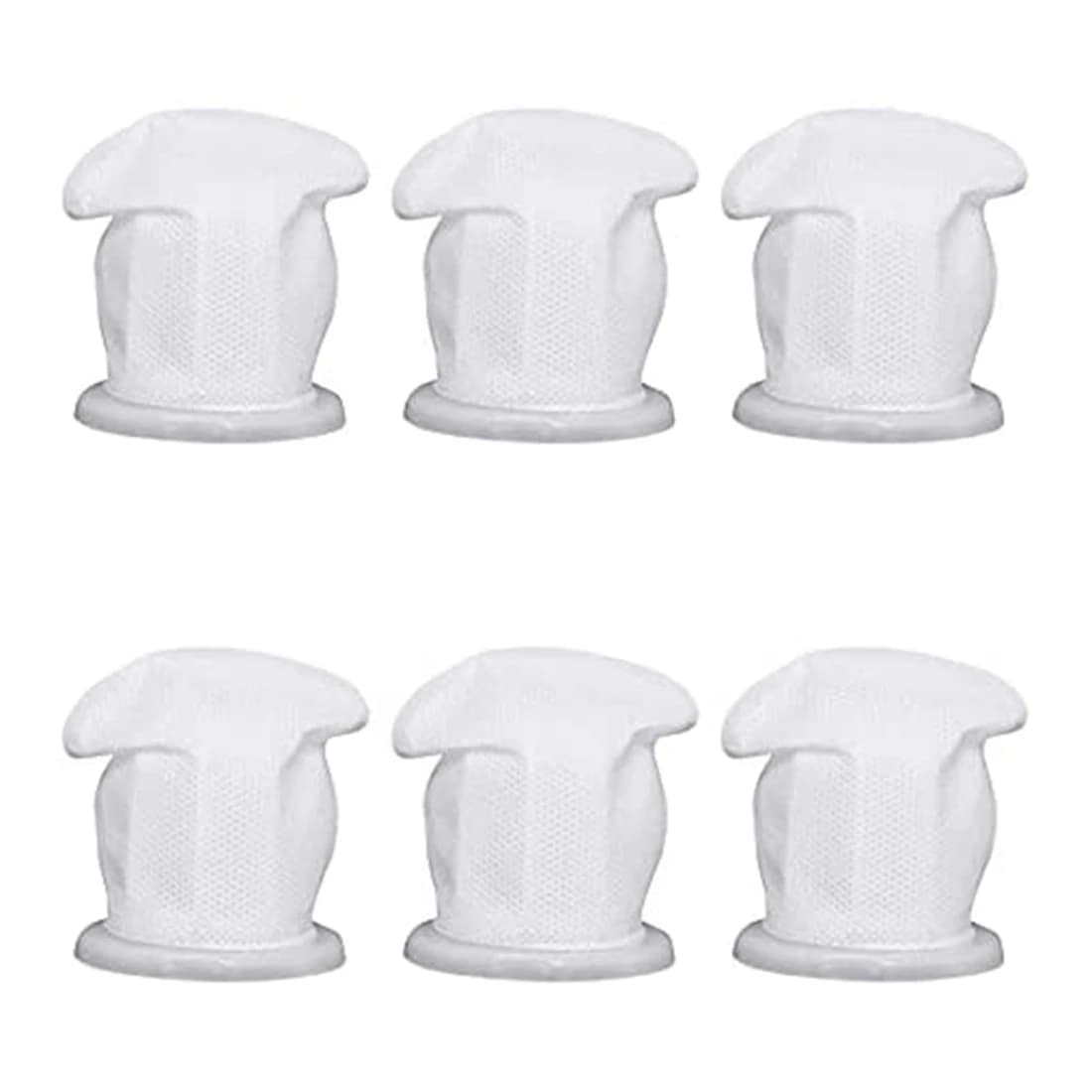 SPECIAL OFFER! Set of 6 Replacement Filters Compatible for Wireless Vacuum Cleaner Vorwerk Kobold VC100, Washable