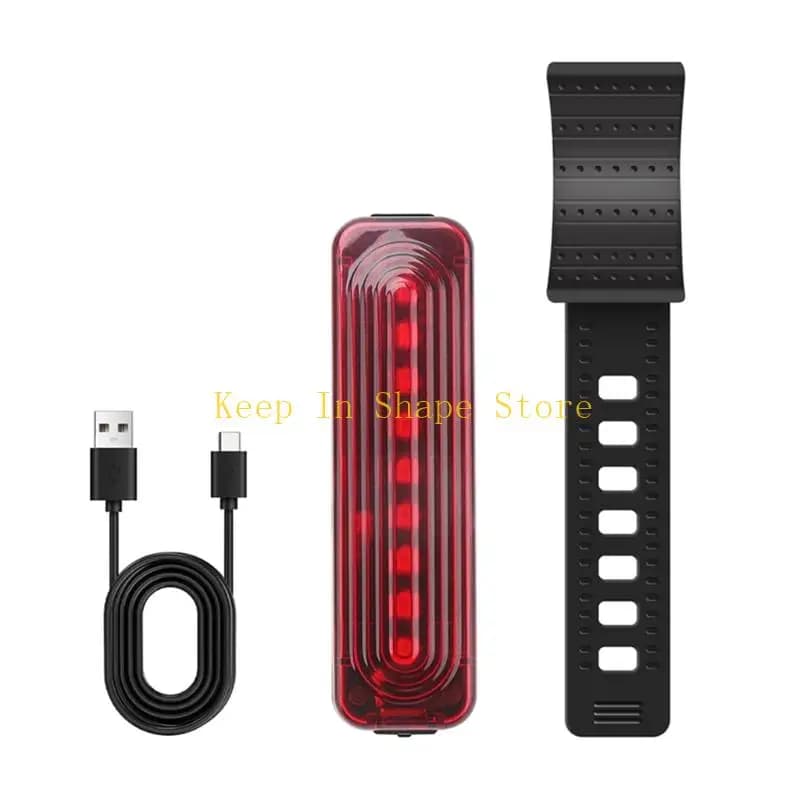 U1JC Lampada avvertenza sicurezza per ciclismo strada Luce posteriore Luce posteriore per mountain bike Lampada