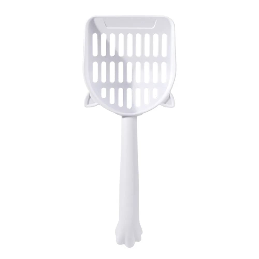 Practical Nonslip Handle Cat Litter Scoop with Back Hook Easy Separation Kitten Pooper Lifter Litter Clean Tool Cat Litter Box
