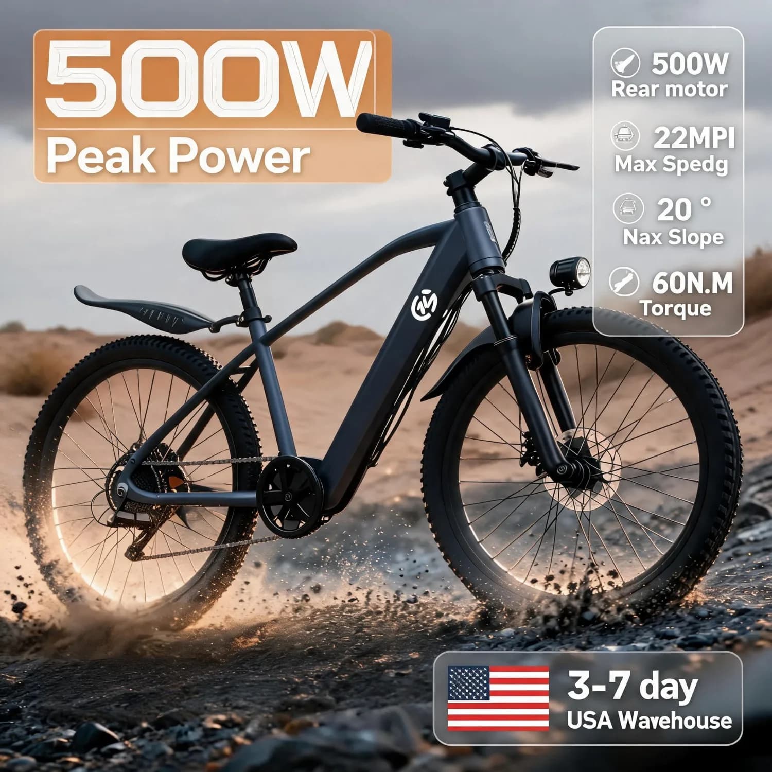 Cyber Monday electric bike all terrain electric bicycle, competition grade off road commuter ebike with cycling expert optimized power system and pedal assist, premium build with free lock tool set as luxury holiday gift