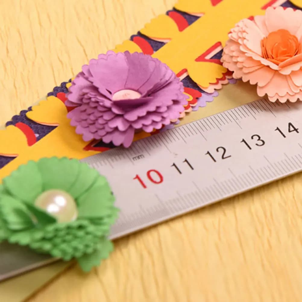 60Pcs Flower Quilling Paper Strips Set Creative DIY Craft Kit for Kids Family Arts Projects Room Decoration Scrapbooks Greeting