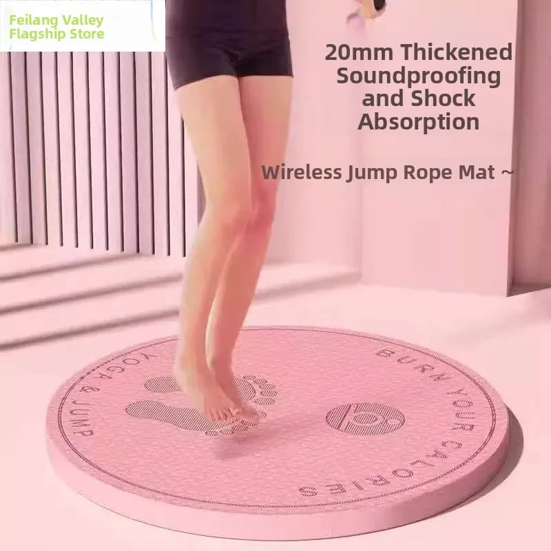 Tappetino Yoga in TPU Rinforzato per Fitness e Pilates, Tappetino Piccolo per Salto con Corda, Attrezzatura per Esercizi Non Wireless