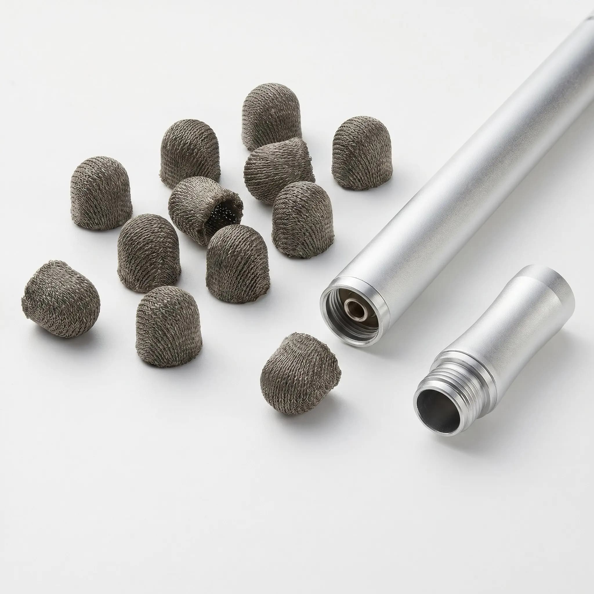 24Pcs Fiber Mesh Stylus Tips Capacitive Stylus Pen Replacement High Sensitivity for Touch Screen Drawing Note Taking Laptop