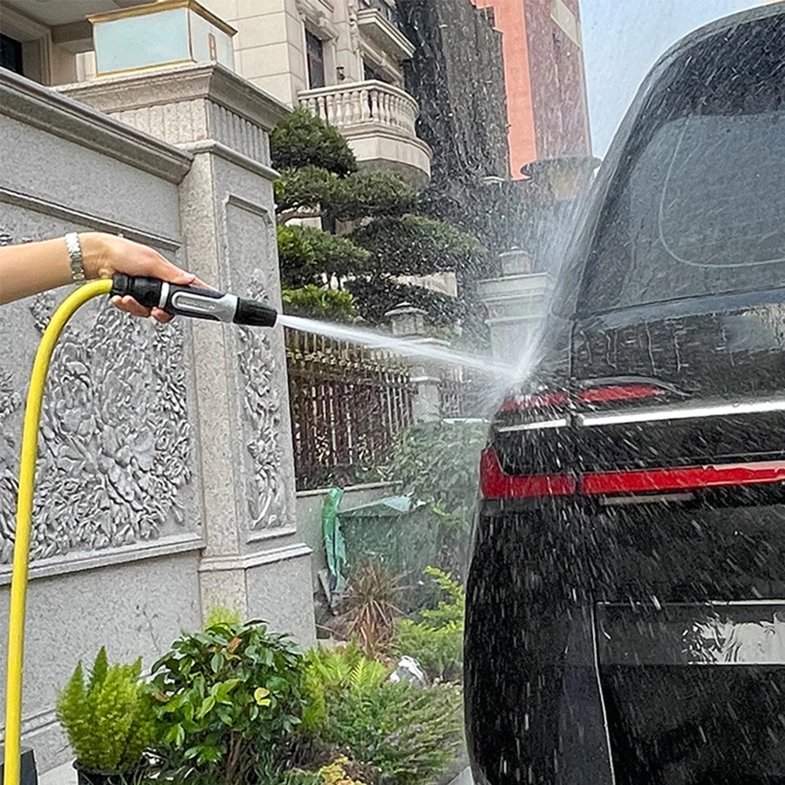 Expandable Garden Hose Water Pipe Set Flexible Portable Garden Hoses Water Pipe for Cleaning Showering Pets Cars