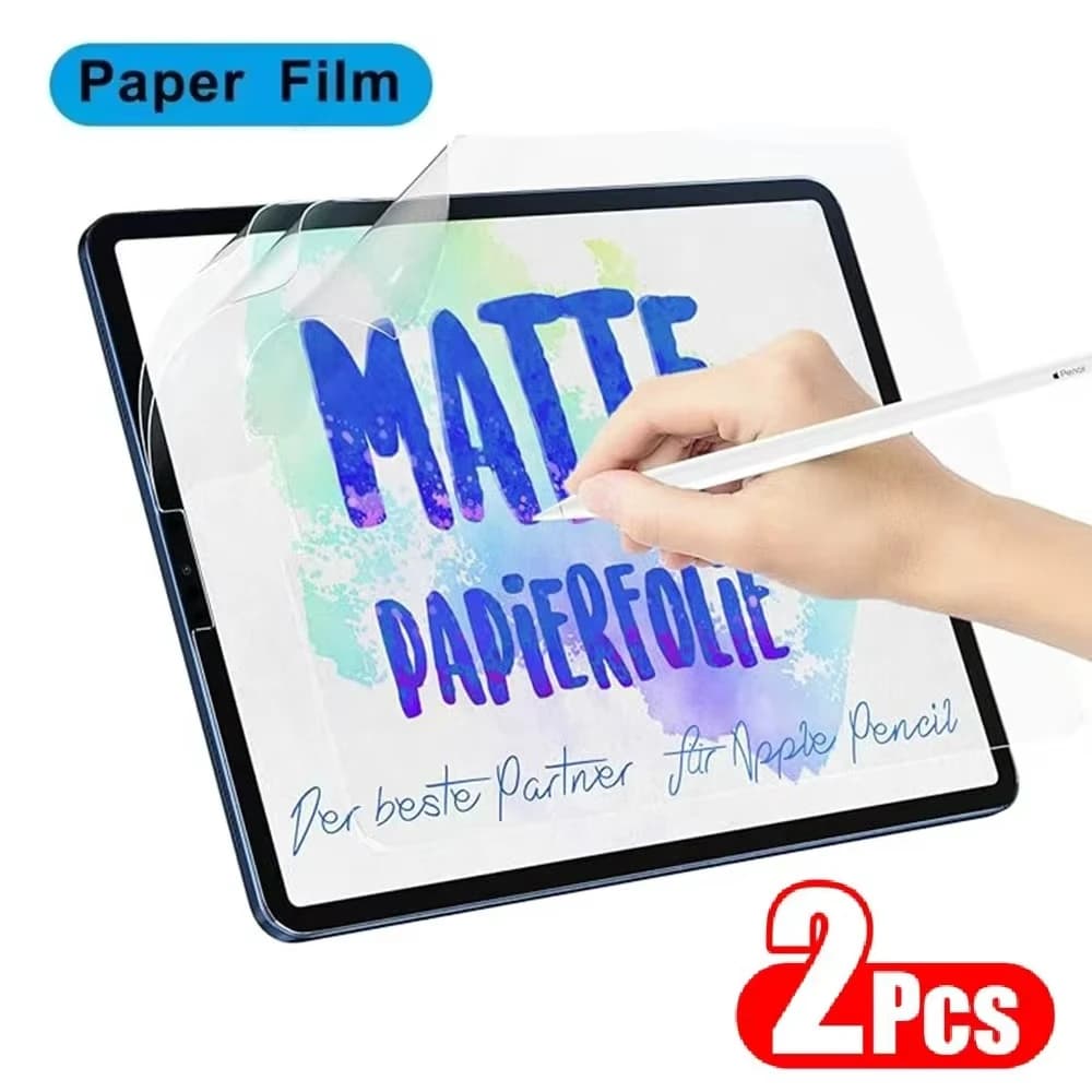 Real Paper Feel Tablet Screen Protector For iPad Pro 11 13 M4 M5 iPad 12.9（2015-2022）Air 11 13inch, Ultra Thin Sketch Accessory