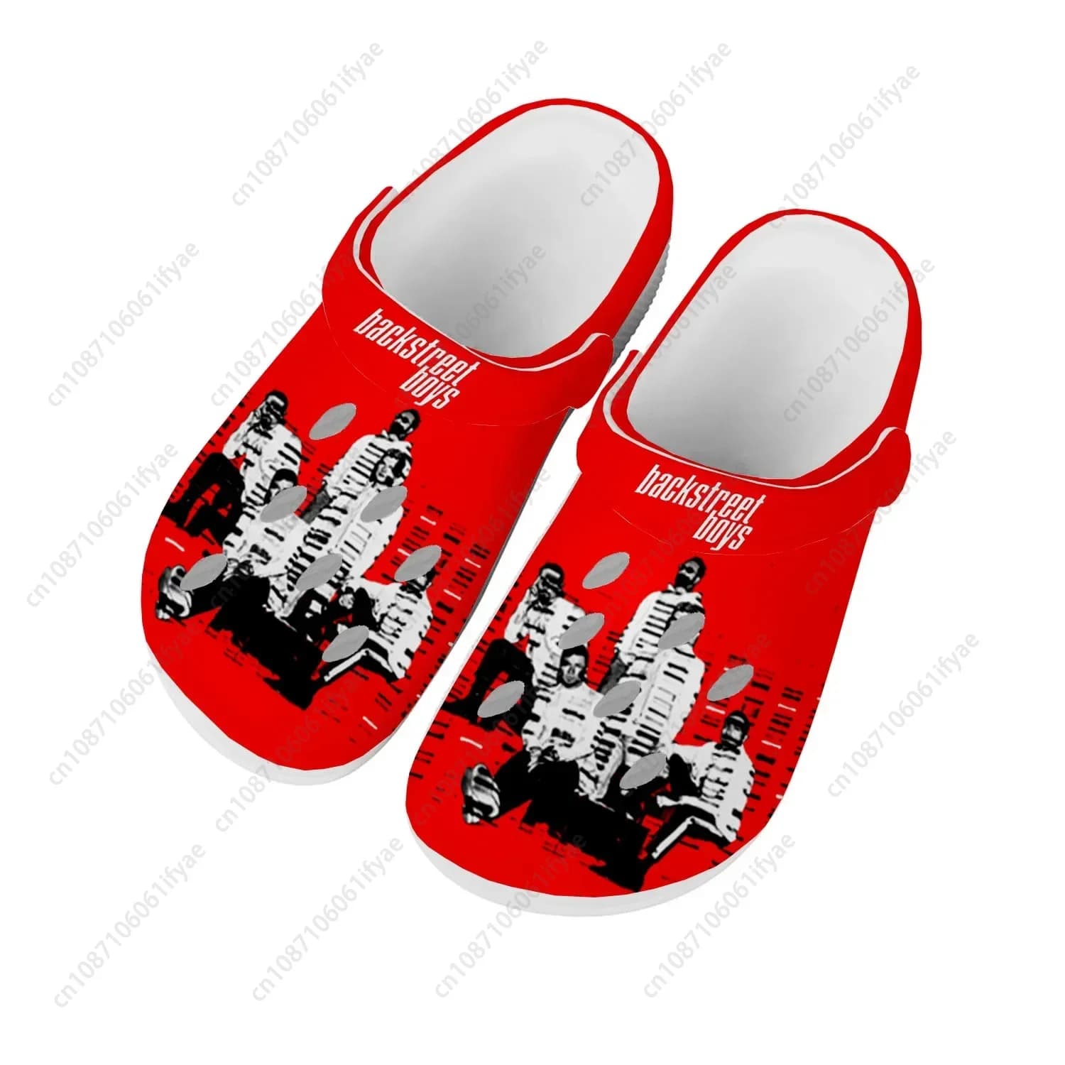 Backstreet Boys Pop Band Bsb Home Clogs Scarpe Acquatiche Personalizzate Uomo Donna Ragazzo Traspiranti Ciabatte da Spiaggia con Fori Bianche