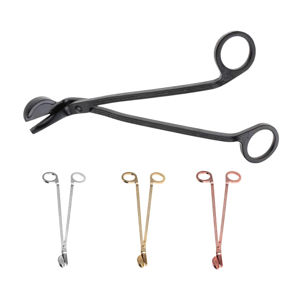 Set per la cura delle candele Stoppino Sicissor 17,5 * 5,8 cm / 6,9 * 2,3 pollici Acciaio inossidabile Comoda lunga durata per candele domestiche