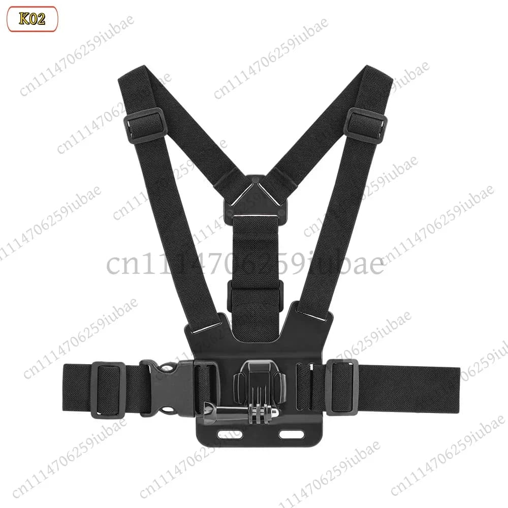 Chest Strap Mount Belt for Action Camera, Phone Harness for POV Sports Video, Photographic Accessories