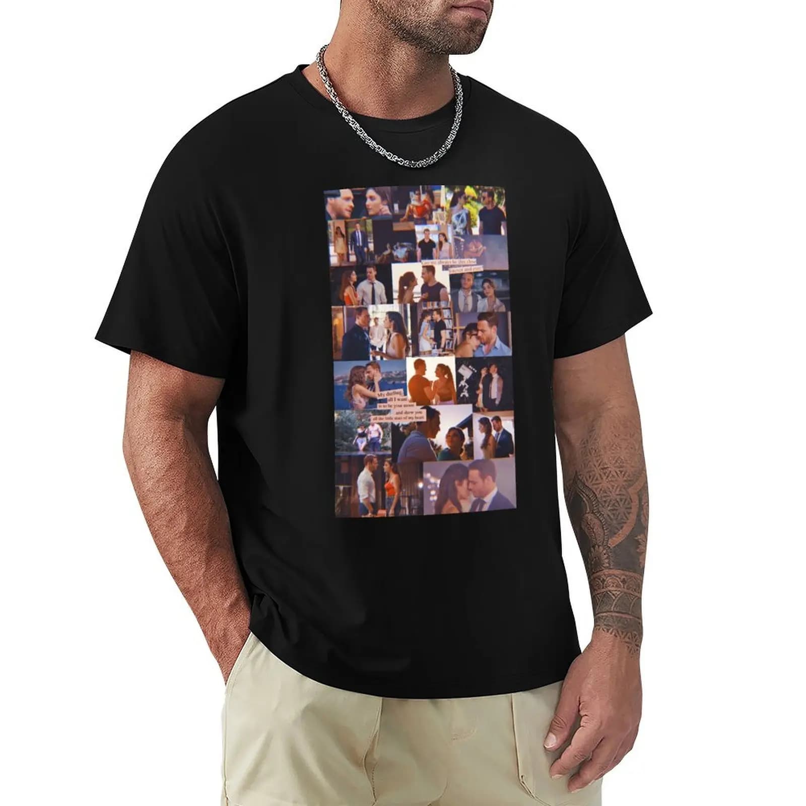 Sen cal kapimi T-shirt sportiva casual in cotone a maniche corte