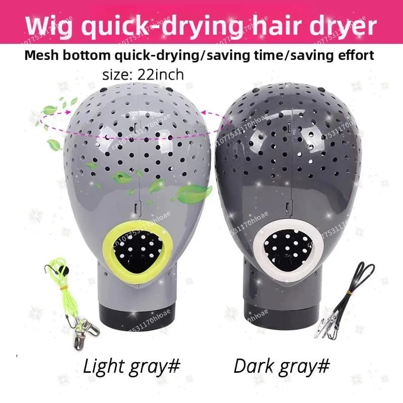 Quick Drying Handle Head, Hair Cover for Hairdryer, Styling Accessories