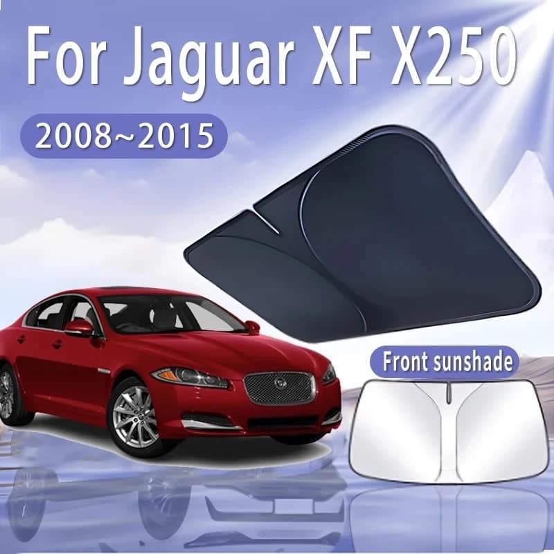 Visiera parasole per auto per Jaguar XF X250 2008 ~ 2015 2012 2014 Parabrezza anteriore Parasole Isolamento termico Raffreddamento estivo Accessori auto