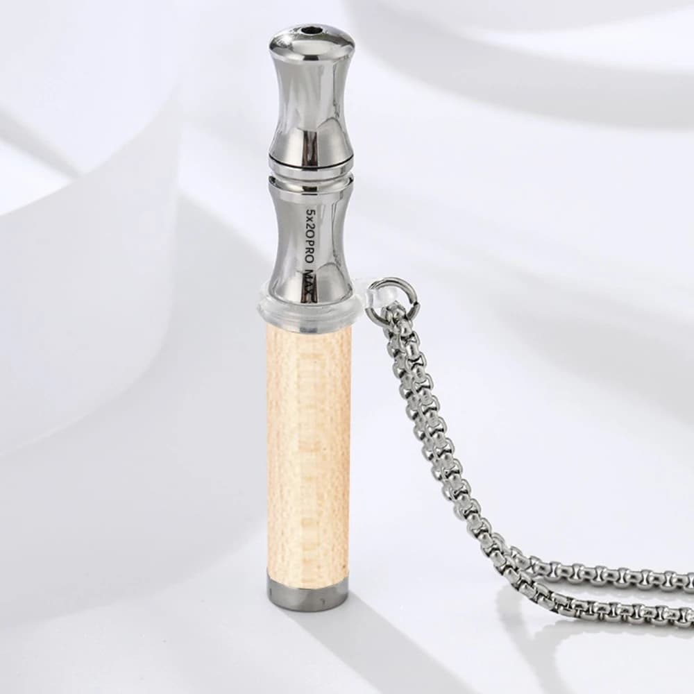 Collana di respirazione per aromaterapia di frutta in legno massello naturale Diffusore di oli essenziali Estratto Meditazione Alleviare l'ansia Pendenti