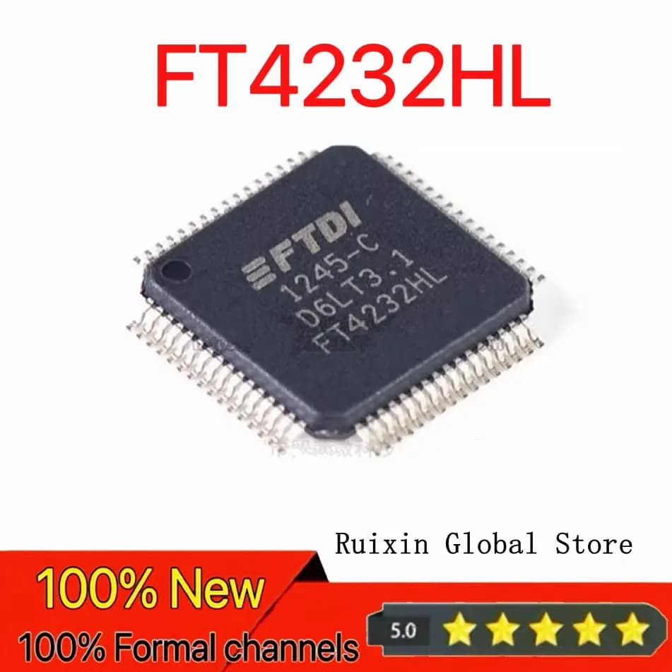 ad5 PZ ad Brand new high speed USB hub chip FT4232HL-REEL FT4232HL LQFP-64 original
