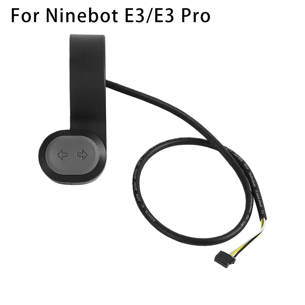 Interruttore della luce di segnalazione sinistra destra per accessori scooter elettrico Ninebot E3 E3 Pro Parte di ricambio dell'interruttore della luce dello sterzo di avvertimento