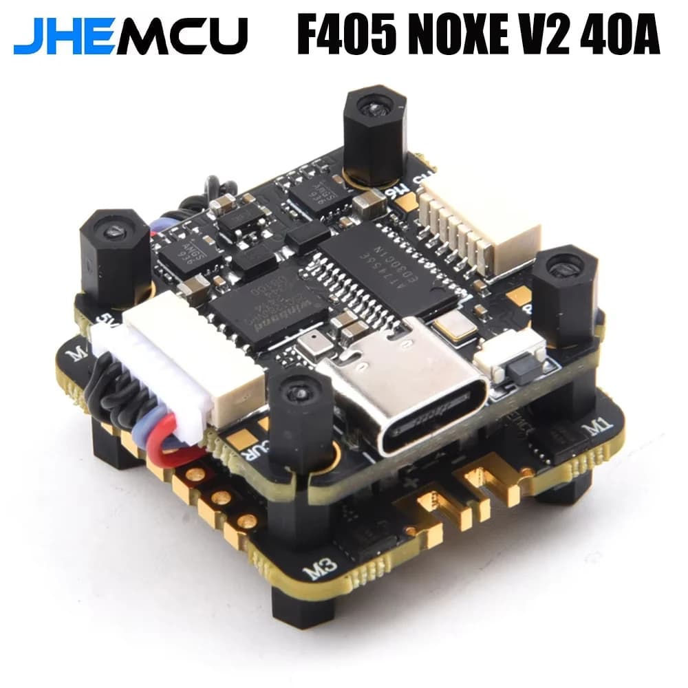 JHEMCU F405 NOXE V2 Controllore di volo / JHEMCU EM40A 40A 4in1 ESC 20x20mm Supporta 2-6S LiPo per FPV Freestyle Drone