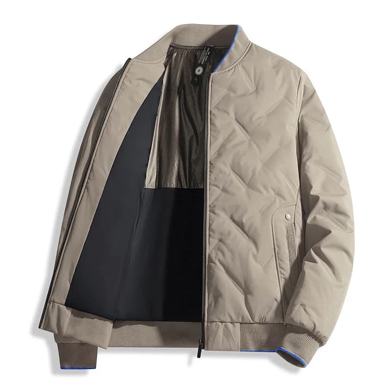 New Winter Lightweight White Duck Down Jacket Men Casual Stand Collar Short Warm Coat Man puffer jacket chaqueta plumas JK-221