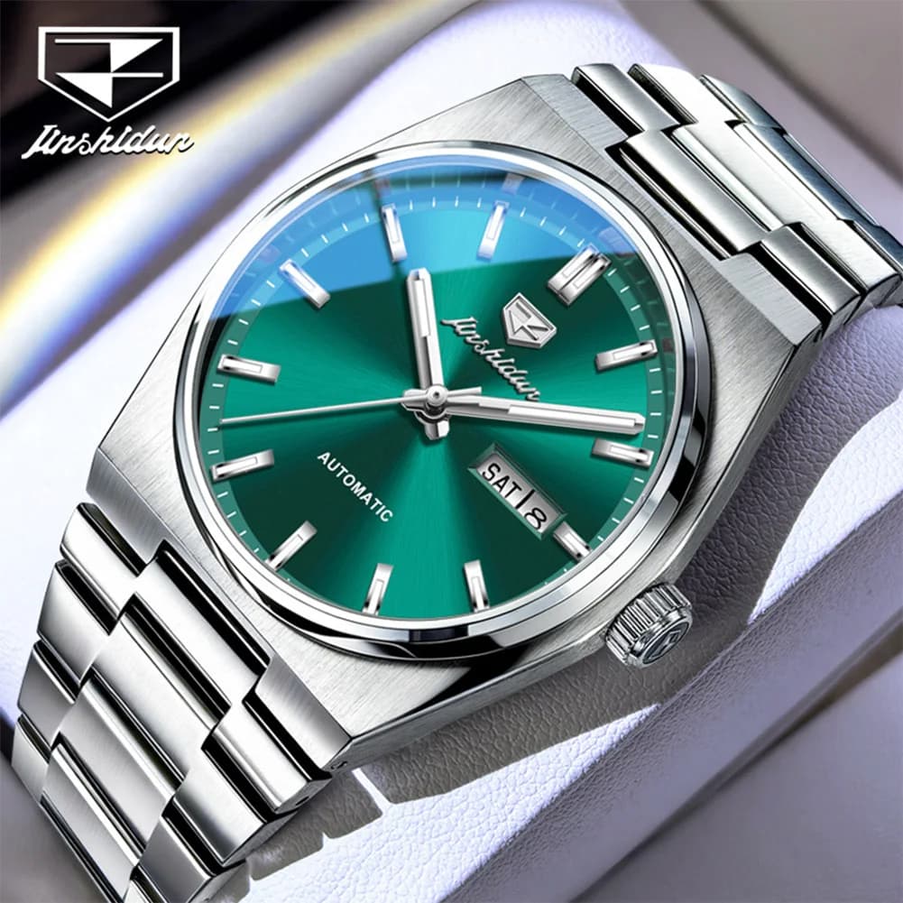 JSDUN 8996 Automatic Mechanical Men's Watch Solid Stainless steel Waterproof High-end Watch for Men