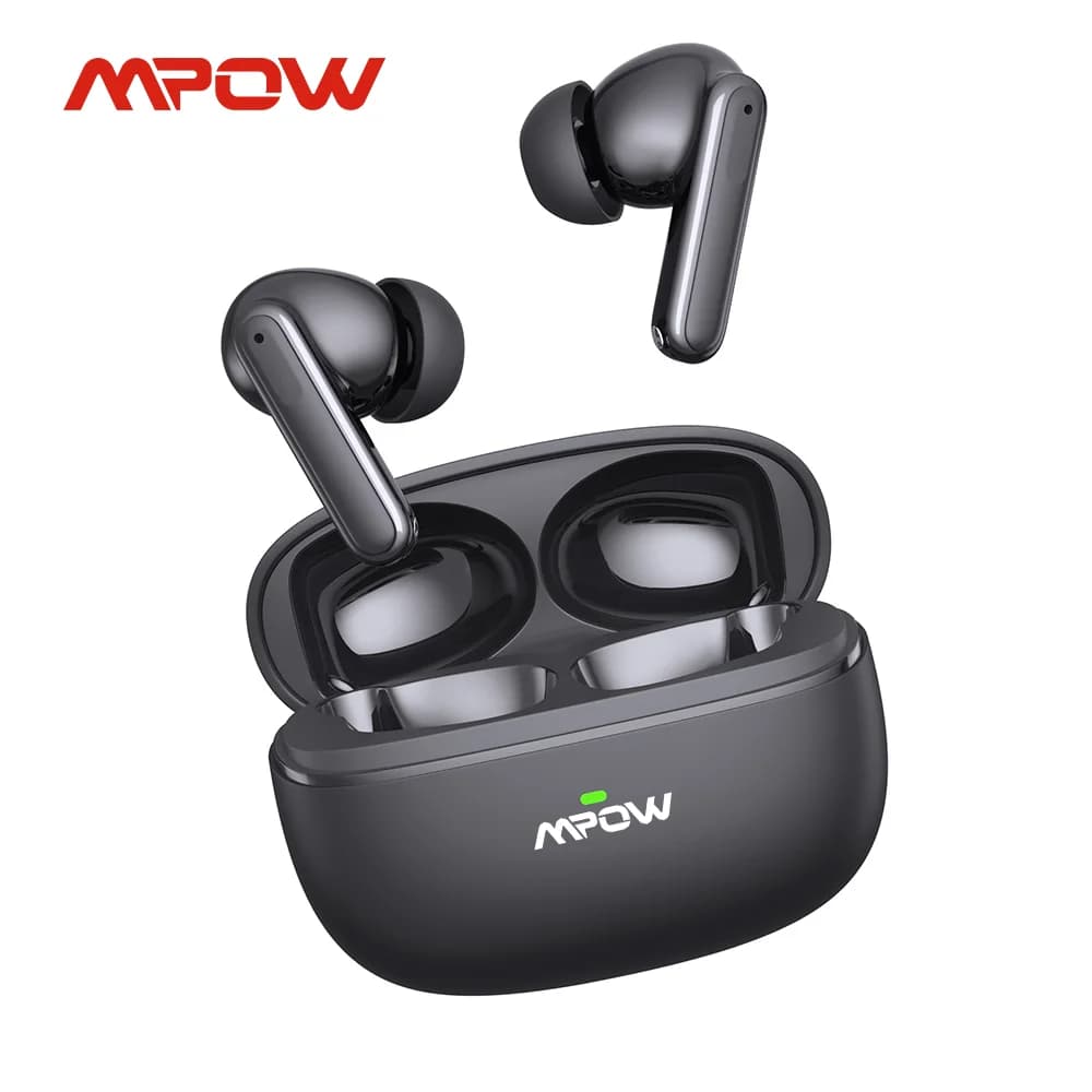 Mpow XY-17 ANC auricolari con riduzione attiva del rumore Bluetooth 5.3 cuffie sportive In-ear con doppio microfono cuffie musicali Immersive 24H