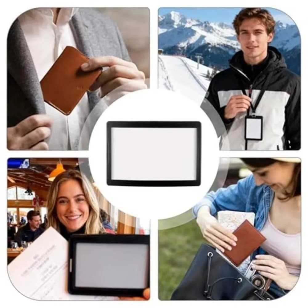 1/4 pezzi porta passaggio da sci ad accesso rapido porta carte di credito anti-perdita porta occhiali da sci porta carte passaggio ad accesso rapido