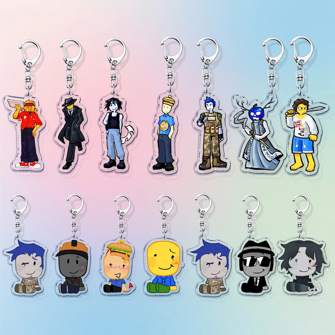 Gioco Forsaken Two Time Chance Portachiavi Accessori Borsa Charms Elliot Donna Gamer Portachiavi Gioielli Fan Freinds Regalo