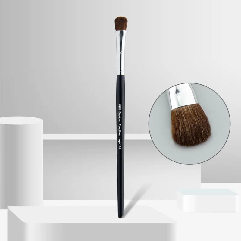 SEP # 14 Professional Shade Brush Soft Goat Fur Long Sleeve Makeup Brush For Shade Shading Tool for Beginners