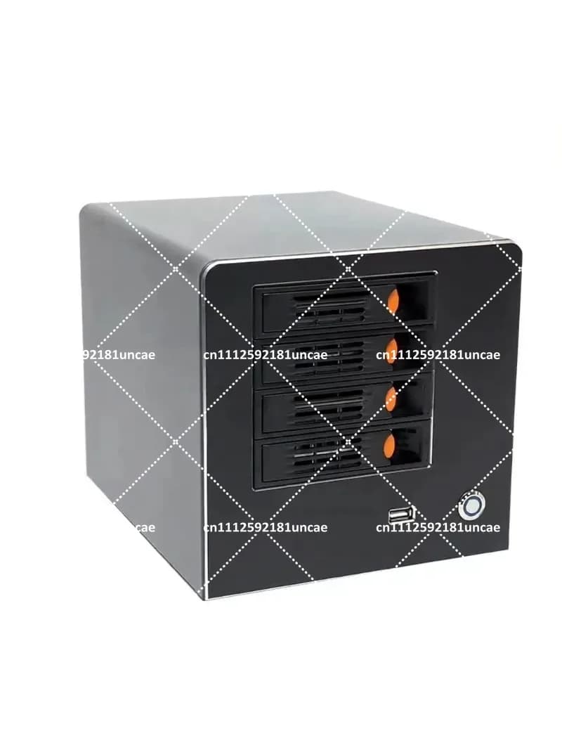 NAS 4-Bay Hot Swap Enclosure, Private Cloud Home Theater Storage Chassis