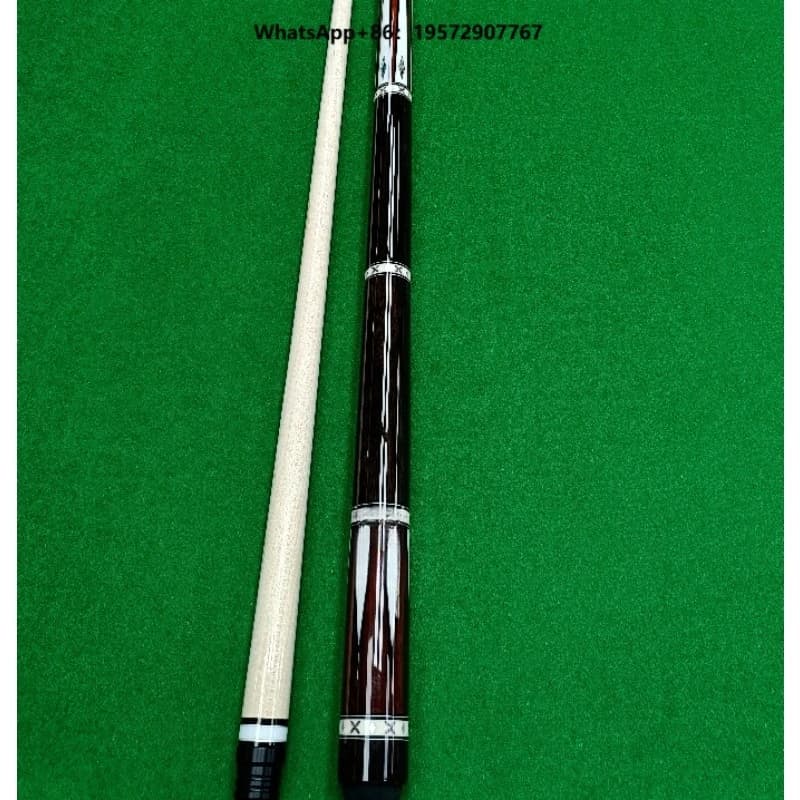 Professional High Quality Maple Billiard Cue with Forearm 1/2 Split Design 12.5mm Tip for Nine-ball Pool