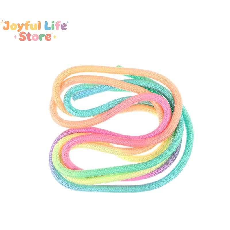 Hot Gymnastics Arts Rope Jumping Rope Fitness Rainbow Color Sports Training Rope Rhythmic Gymnastics Rope Sport Tool