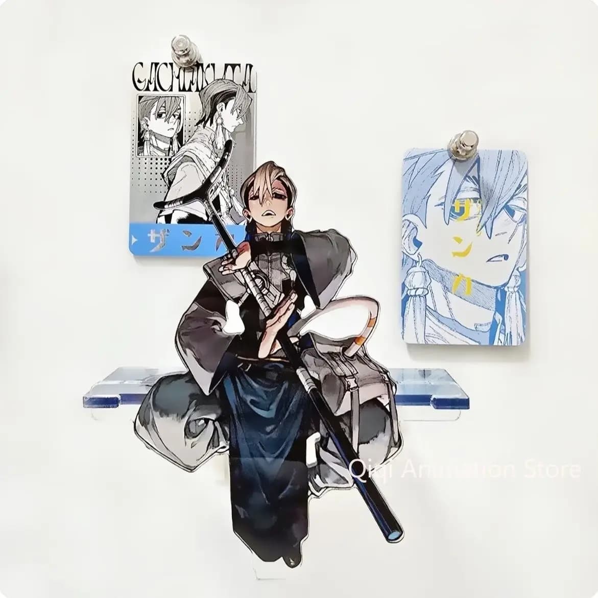 Collezione di Supporti in Acrilico GACHIAKUTA, Ornamenti da Scrivania Anime Cartoon Zanka Nijiku, Modellini Decorativi, Regali di Compleanno