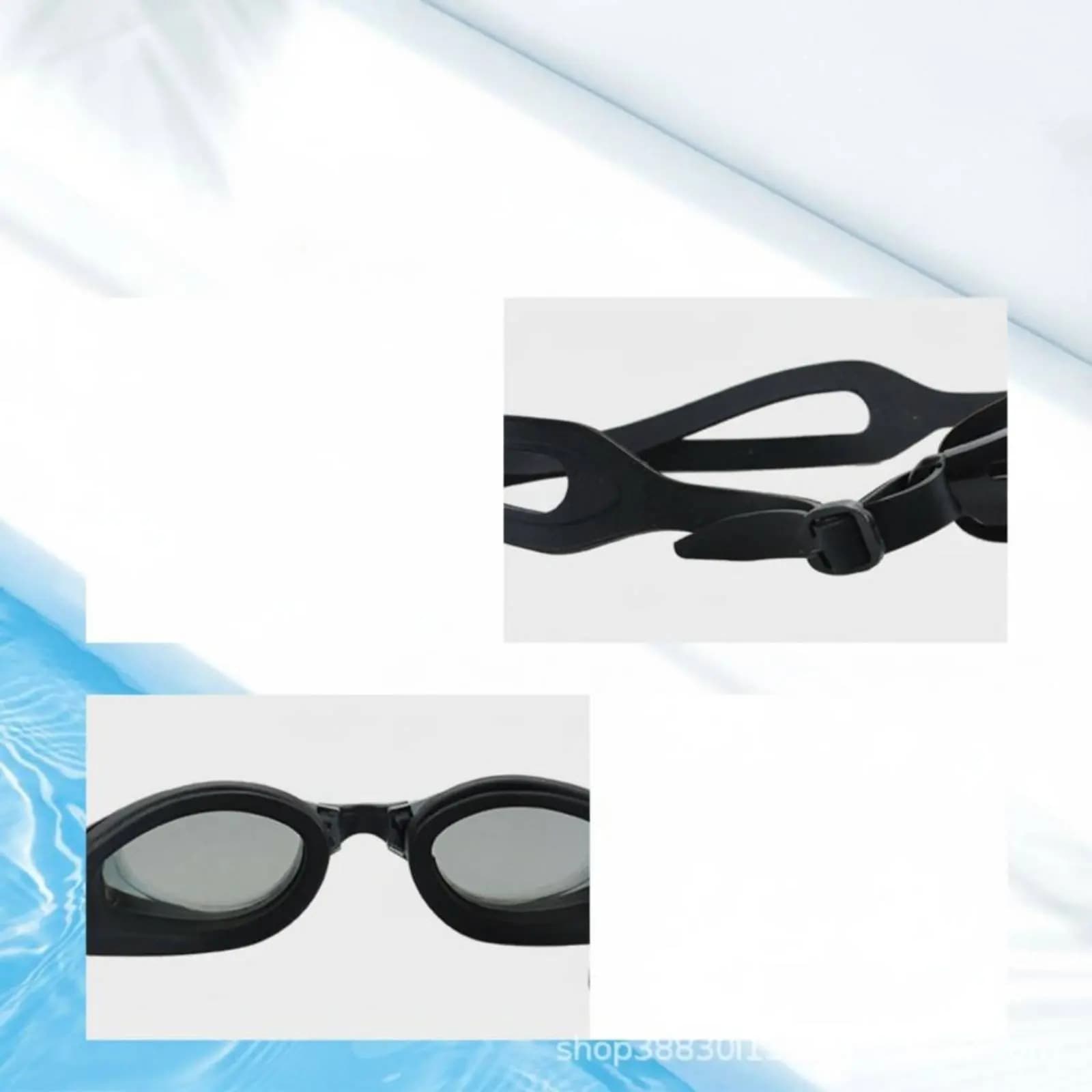 Occhiali da Moto con Fascia Regolabile, Protezione per Occhi, Lenti Intercambiabili