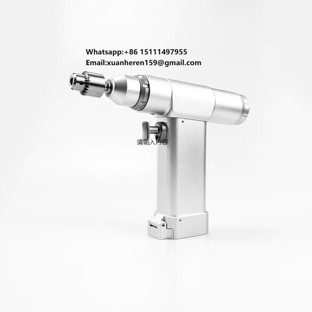 Trapano Chirurgico Professionale Multifunzione con Punta Cannulata per Kit Trauma e Ortopedia