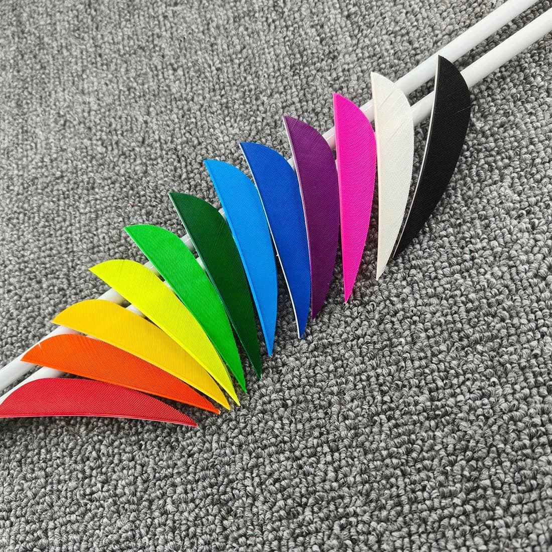 36Pcs 3/4 inch turkey feather Archery Arrow Feather Water Drop Arrow Feather Fletching Hunting Target Shooting Bow Accessories