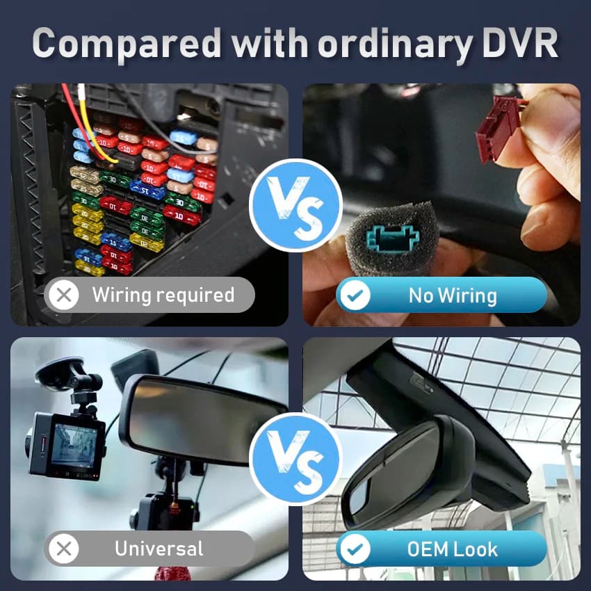 New Plug and Play 4K 2160P Hidden WIFI Car Dvr Dash Cam Car Camera for BMW I3 I01 2013 2014 2015 2016 2017 2018 2019 2020 2021