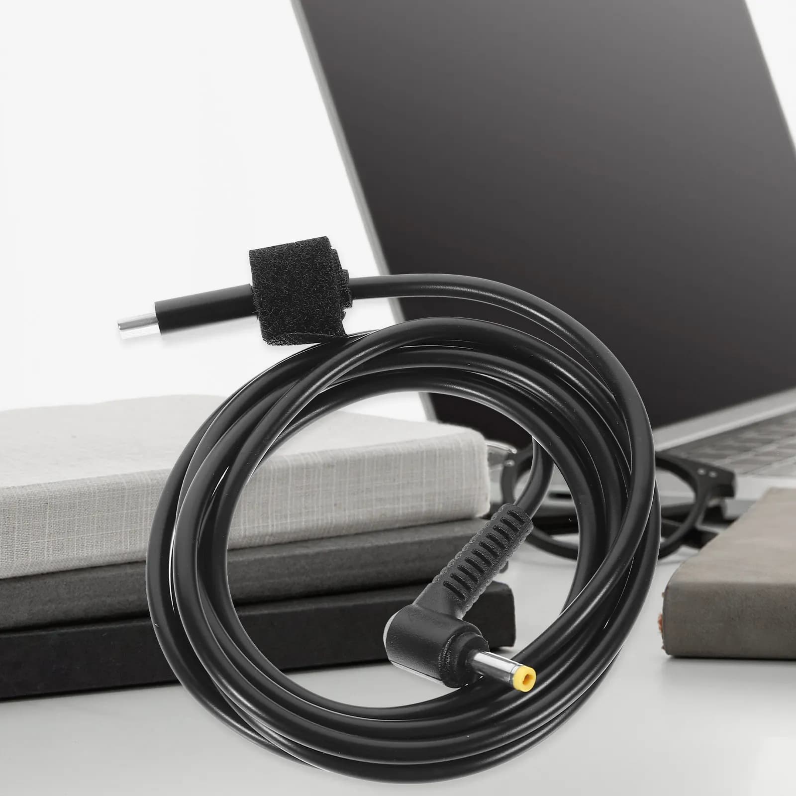 USB-C PD power adapter to DC 4.8x1.7mm, 20V solid PVC charging cable with copper connector for laptop