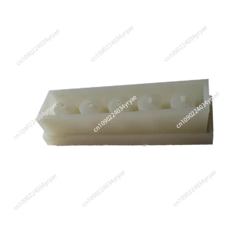 Four-hole simple silicone mold cement succulent flower pot green plant bonsai indoor household rectangular mold silicone