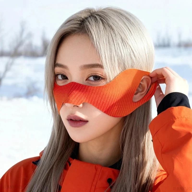 New Nasal Patch Winter Antifreeze for Skiing, Hot Face Mask for Exterior, Nasal Wall decal for Butterfly Comfortable and Delicate on Cycling Skin