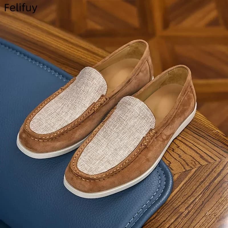 Scarpe casual da uomo, mocassini vulcanizzati da lavoro in vera pelle, leggere, sportive, per uomo, zapatos para hombres 2026
