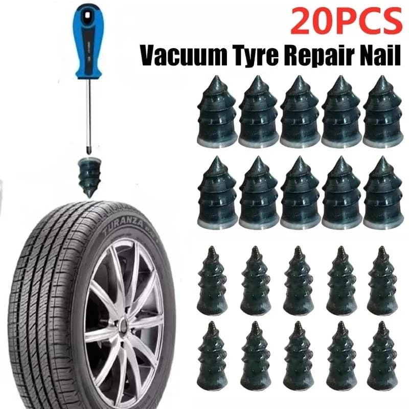 10/30pc Vuoto Riparazione Dei Pneumatici Chiodo Puntura Dei Pneumatici Viti di Montaggio Del Motociclo Set Tubeless Ruota Riparazioni Punture Kit Toppe E Stemmi per Auto