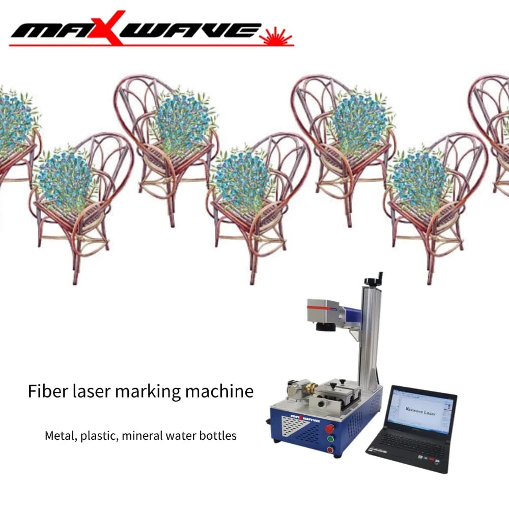 incisione laser per incisore a semiconduttore da tavolo ad anello Maxwave - Soluzione compatta per marcatura di metalli